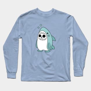 Cat in a shark costume Long Sleeve T-Shirt